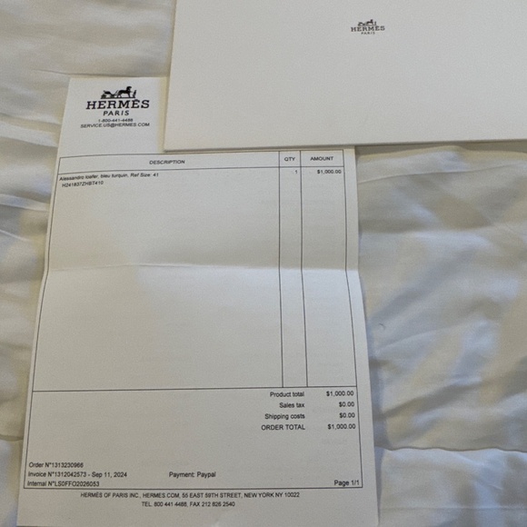 Hermes Navy Blue Slip-On Loafers - Picture 7 of 7